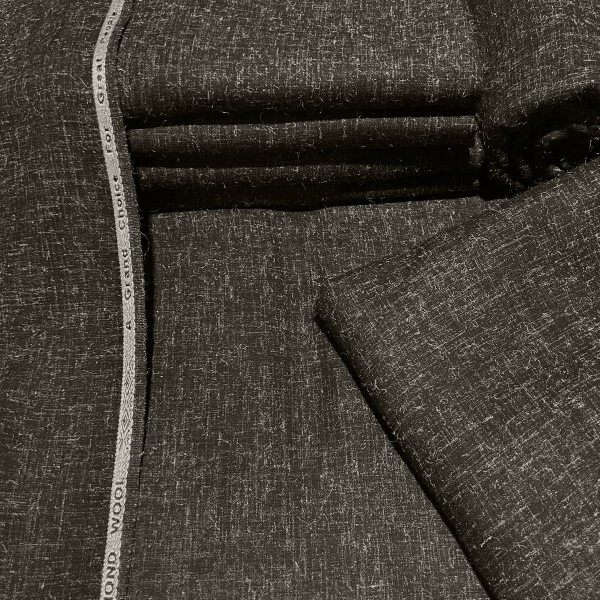 choclate brown Color Wool Men Unstitched Suit | Premium Winter Fabric