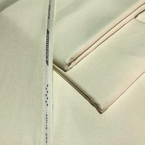 cream color Karandi Wash & Wear Men's Unstitched Fabric