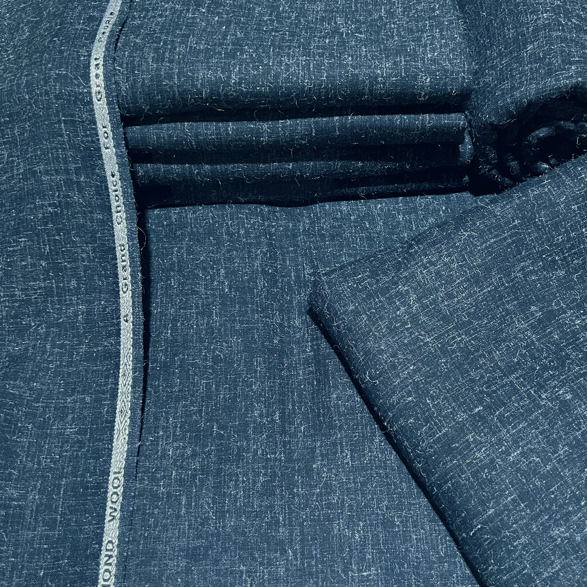 cyaan Color Wool Men Unstitched Suit | Premium Winter Fabric