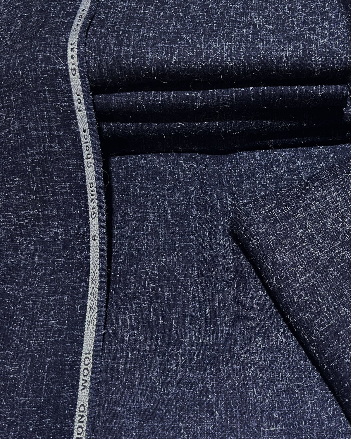 navyblue Color Wool Men Unstitched Suit | Premium Winter Fabric