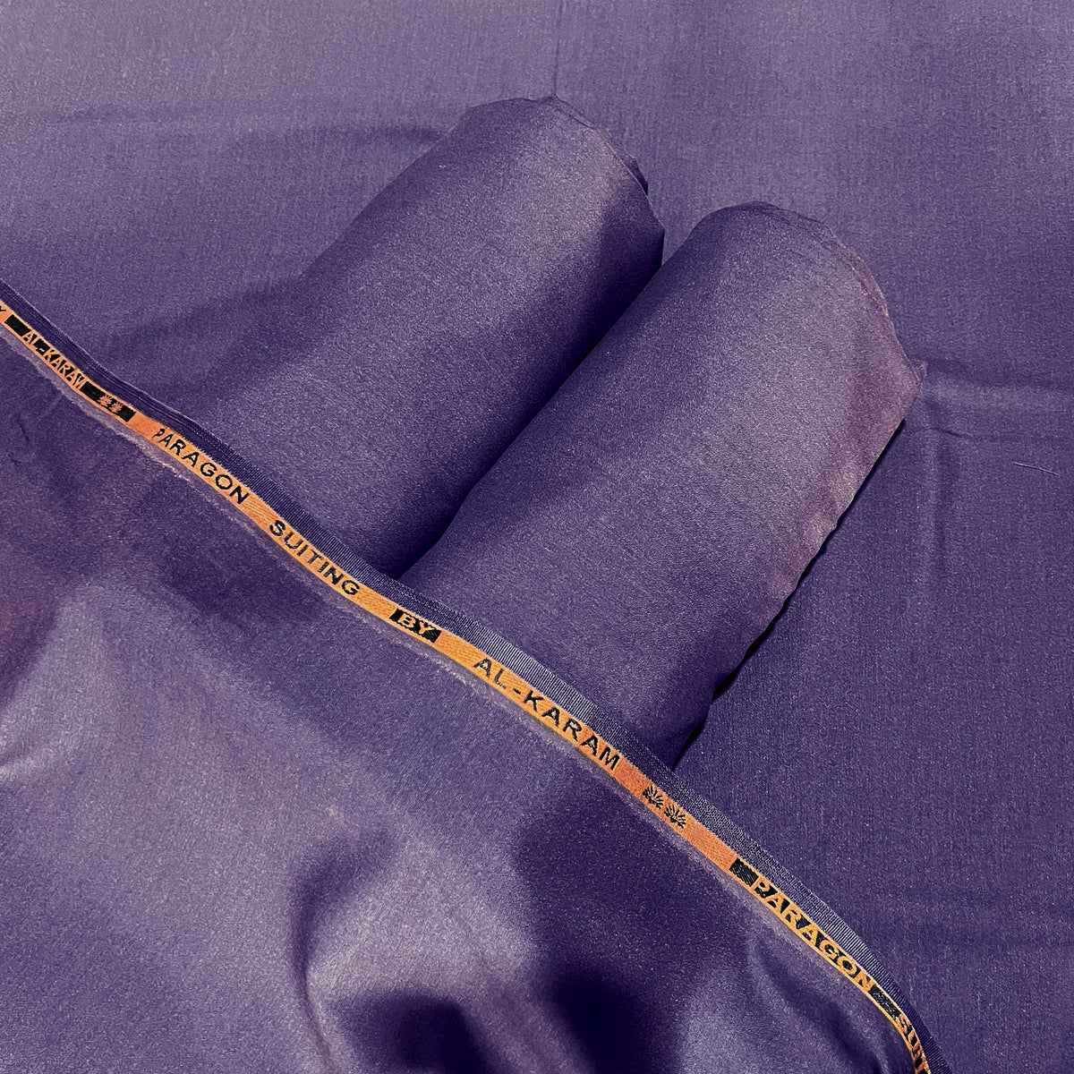 purple Color Double Tone Wash & Wear unstitched men's fabric