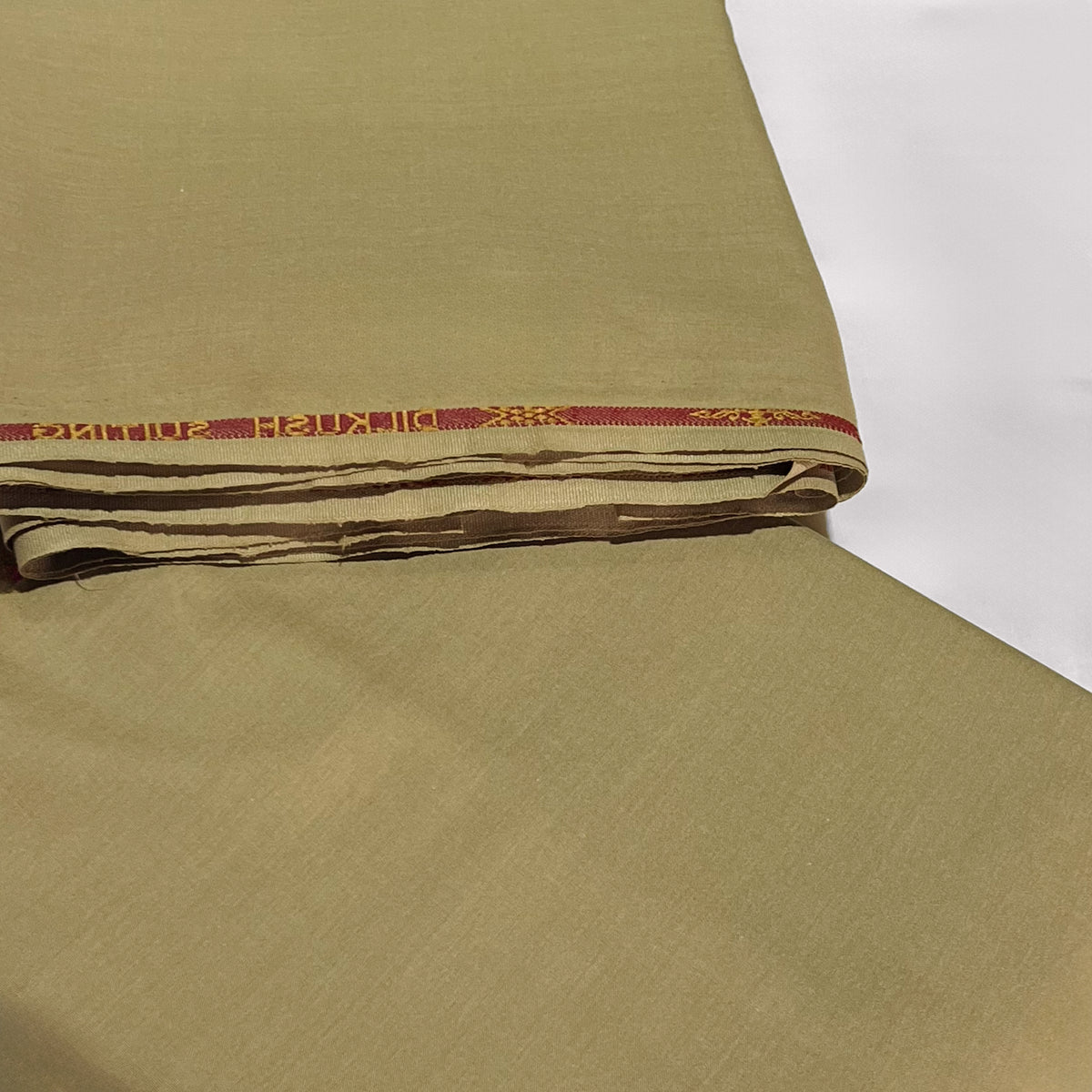 yellow color Textured Wash & Wear Men's Unstitched Fabric
